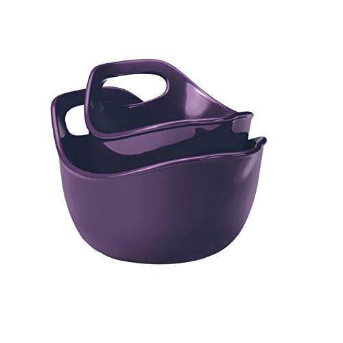 Set de 2 tazones para mezclar de cerámica Rachael Ray miniatura 1