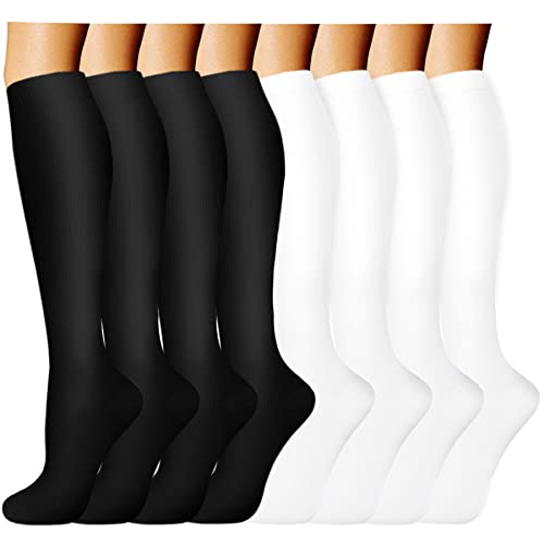 Image of Compression Socks for Women & Men (20-30mmHg) 1 /3 /7 Pairs - Best for Running, Travel,Cycling,Pregnant,Nurse