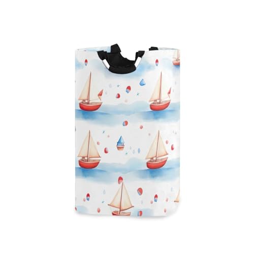 Jihqo Laundry Hamper Basket St Patrick's Clover Pattern Collapsible Nursery Storage Bin Waterproof Clothing Baskets for Home Bedroom Bathroom Washing Room