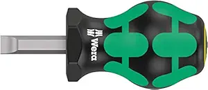 WERA 05008844001 335 Stubby/Carburetor Screwdriver, 1.2 x 8 x 24.5 mm