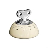 Mechanical Kitchen Timer 60 Min Magnetic No für Battery Mechanical(White)