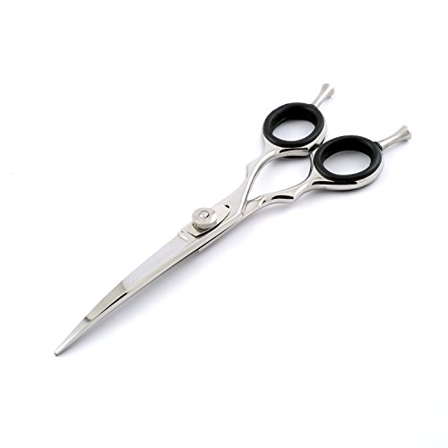 Ultra Shears 6" Downward Curved, Professional Pet Grooming Scissors, Two Finger Rests