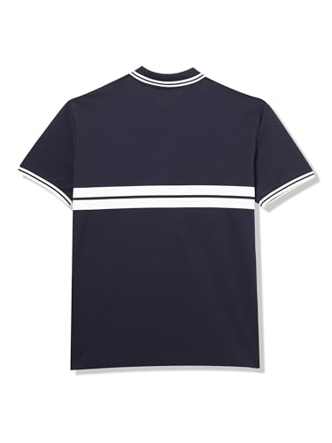 Lacoste Men's Tall L.12.12 Short Sleeve Classic Fit Striped Polo3