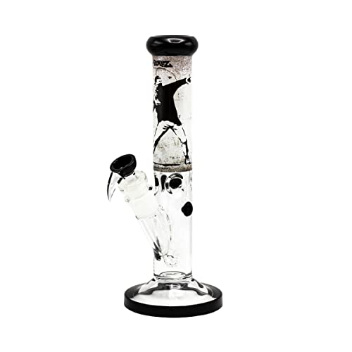 Glas Bong Flower Thrower Banksy's - Glas Bong Wasserpfeife 350mm/Ø 50mm / Normschliff: NS 29,2mm / - 420QUEENZ Bong… – Bild 4
