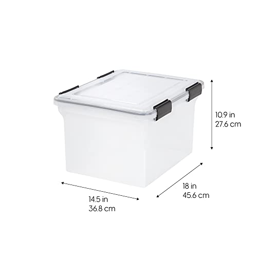 Iris 585251 Usa File Box Weatherpro File Organizer Plastic File Box thumb #3