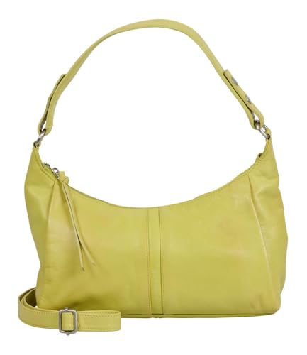 Sac à épaule bandoulière Burkely Nalan en cuir lime pour votre quotidien