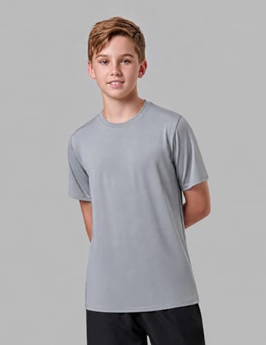 Image of 5 Pack Youth Boys Athletic Dry Fit T Shirts