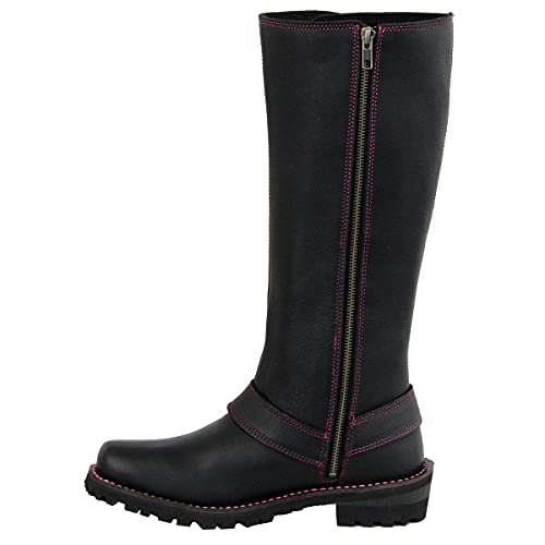 Image of Milwaukee Leather Women's Premium Leather Motorcycle Harness Boots Collection MBL - 6