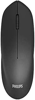 ماوس لاسلكي بمنفذ USB، طراز SPK7344 من فيليبس، لون أسود