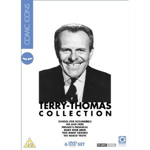 Terry Thomas Collection - 6-DVD Box Set ( School for Scoundrels / Private's Progress / Make Mine Mink / Too Many Crooks / The Naked Truth / Broth [ NON-USA FORMAT, PAL, Reg.2 Import - United King