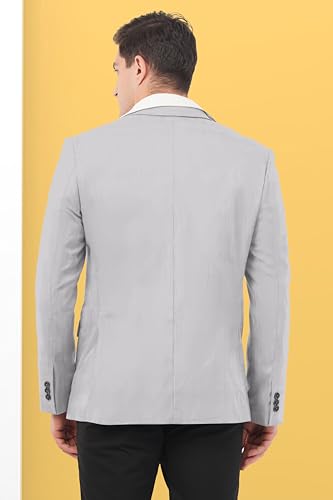 Image of SaintX Men's Premium Formal Blazer || Stretchable Triple Blend Fabric || Slim Fit || Fully Lined || Versatile Stylish Coat for Men || Professional Jacket || All Purpose