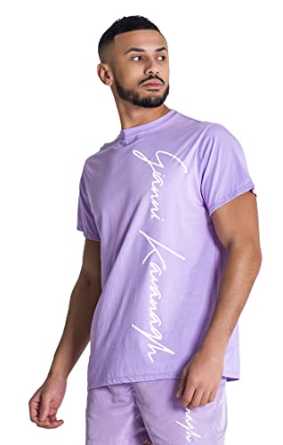 Gianni Kavanagh Lavender L.a. Tee t-shirt homme style décontracté pour l'été