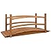 Produktbild vidaXL Tannenholz Massiv Gartenbrücke Wasserfest Teichbrücke Dekobrücke Holzbrücke Holzsteg Teich Brücke Garten Dekoration 140x60x60cm