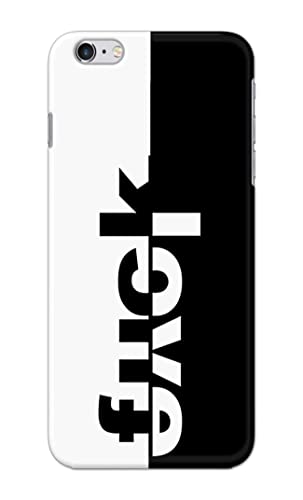 Image of PRINTFIDAA One Words Fukc Love Creative Art Innovative Wonderfull Printed Designer Hard Case for Apple iPhone 6 (4.7 inch) / iPhone 6S (4.7 inch) Back Cover -(e) RPM1003
