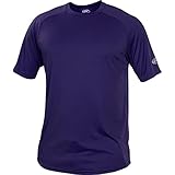 Rawlings | Men's Crew Neck Short Sleeve Shirt | PURPLE | Adult Medium