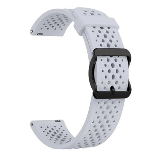 VMBVBHMDF Correa deportiva de 22 mm for Huami Amazfit BALANCE GTR 4, 2, 2E, GTR3 Pro/GTR de 47 mm for Amazfit Bip 5 Stratos 3.(BLACK WHITE)