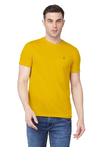 Image of Dollar Super Combed Cotton Mens Assorted Solid T-Shirt