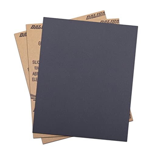 Auniwaig Sand Paper 3PCS Sandpaper 9 x 11inch Wet or Dry Sandpaper Sheets 600 Grit Sandpaper Sheets Sandpaper for Wood Metal Sanding Polishing