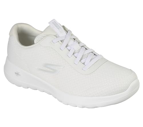Image of Skechers Women's Go Walk Joy Ecstatic Sneaker | Air-Cooled Goga Mat Insole, 5GEN Cushioned Midsole, Machine Washable, Vegan, Elastic Bungee Laces