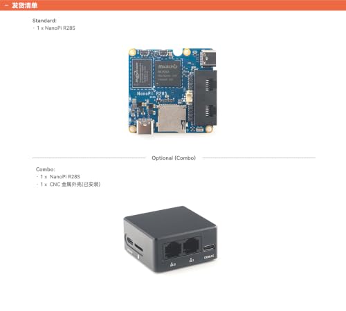 Image of FriendlyELEC NanoPi R28S Dual Gigabit Router Single Computer Board