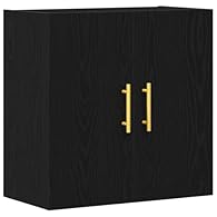 【Versatile Use】: Ideal for living rooms, entryways, or offices 【Modern Design】: Sleek black oak engineered wood cabinet to enhance living space 【Ample Storage】: The wall cabinet offers a spacious interior, keeping your area neat and essentials at han...