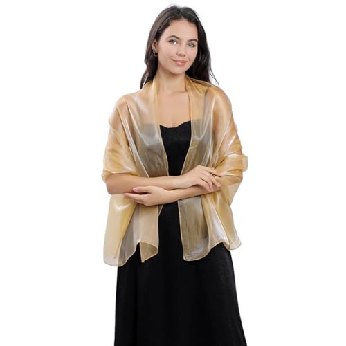 Women Soft Lightweight Evening Dress Shawl Wrap Fashion Scarf for Bridal Bridesmaids Wedding Gifts