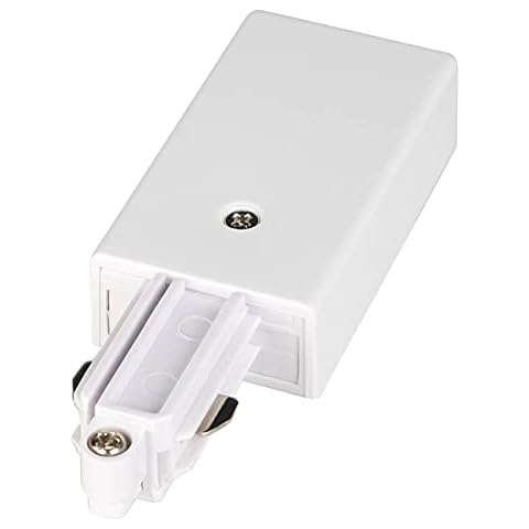 SLV - Alimentación carril 1fase 230v tierra izquierda/o blanco Cover