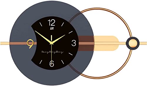 Horloge murale silencieuse pour le salon ou un bureau contemporain