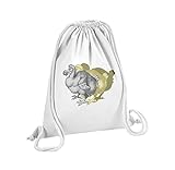 Imprimé en France Fabulous Sac de Gym en Coton Blanc Dodo Oiseau Planches Biologie Illustration Ancienne 12 Litres