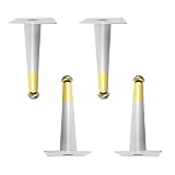 white cast iron outdoor table Support Table Leg Size: Wall thickness: 1.2mm, Thickness of Solid Iron Mounting Plate: 2.3mm. available in height adjustment up +10mm, Load capacity 1000KG(4 pieces), Color: White Gold.