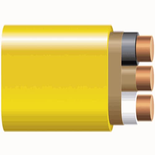 B04556 Type NMB Circuit Cable with Grounding, (3) 6 AWG Copper