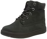Timberland Timberland Unisex-Kinder Davis Square 6 Inch Klassische Stiefel, Schwarz (Blackout Naturebuck), 27 EU