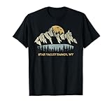 Star Valley Ranch Wyoming Mountain Sunset Sunrise WY T-Shirt