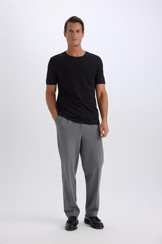 DeFacto Koszulka Mężczyźni Defacto Herren Basic T-shirt – Klassisches T-shirt Für Männer