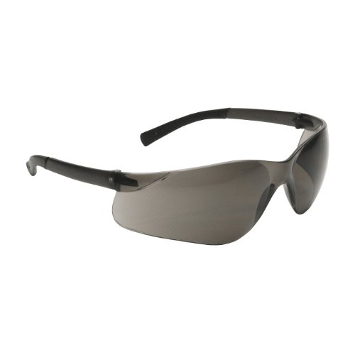 Zenon Z13 250-06-5501 Rimless Safety Glasses with Dark Gray Temple, Gray Lens and Anti-Scratch Coating