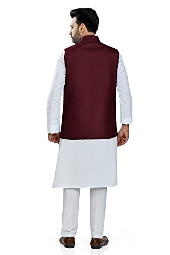 Image of BE ACTIVE Mens Nehru Jacket For Men|| Linen Waistcoat for Ocassion|| Mens Nehru Jacket