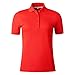 Produktbild agon  Premium Damen Pique Polo-Shirt, bügelfrei, Coolmax, Coldblack, UV-Schutz, Geruchsblocker, atmungsaktiv, Kurzarm Rot 44/2XL