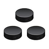 Overmont Ice Hockey Pucks Practice Hockey Pucks Sports Fan Hockey Pucks Ice Hockey Balls 3PCS