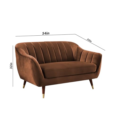 Image of Casaliving Anyse 3+2 Seater Sofa Set for Living Room (Brown Colour Fabric) Premium Fabric Sofa Set