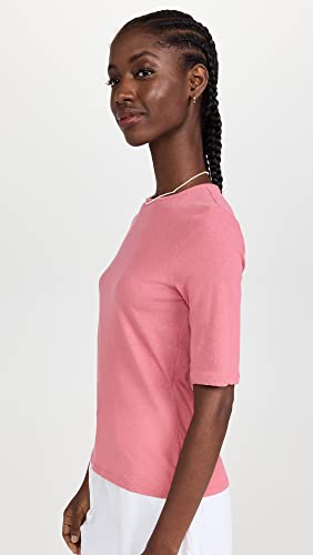 Image of Vince Women's Elbow Sleeve Crew Neck Top