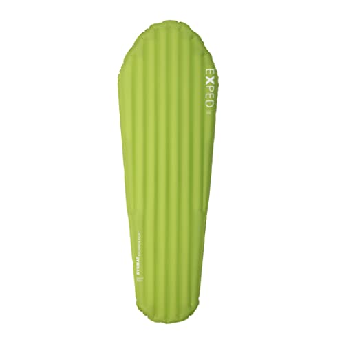 Exped Ultra 5R - Lightweight Backpacking Mat - Packable and Comfortable, -5 Degree 4-Season Sleeping Pad, Lichen, Long Wide, Mummy