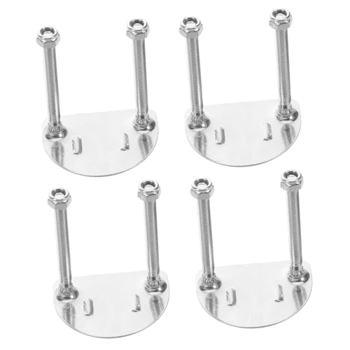 Gogogmee Roller Skate Toe Covers Inline Skating Accessories 4pcs Roller Skates Bracket Plates Double Row