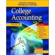 College Accounting: Study Guide & Working Papers Chap. 14-25