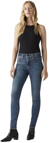 Levi's 721 High Rise Skinny Jeans Femme, Blue Wave Dark, 27W / 32L