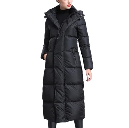 Manteau d'hiver pour femme doudoune longue chaude style urbain
