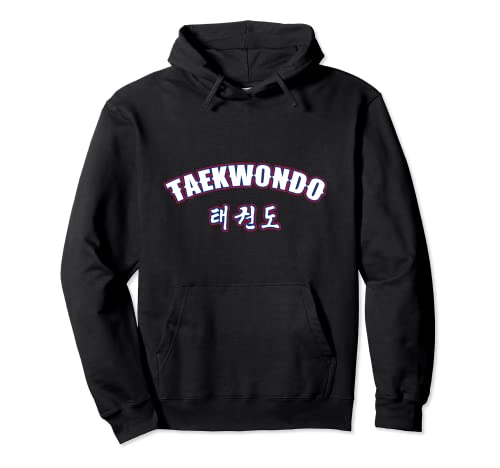 Taekwondo Graphic Tee Tae Kwon Do letras coreanas TKD Sudadera con Capucha