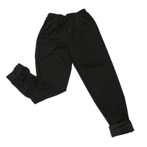 Men Invisible Zipper Open Crotch Pants Sports Jogger Casual Black Plus Size Loose Trousers