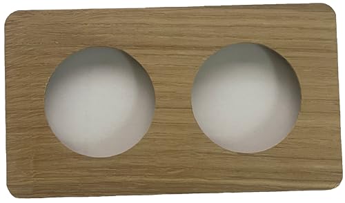 Plaque Celiane Bois chêne - 2 postes