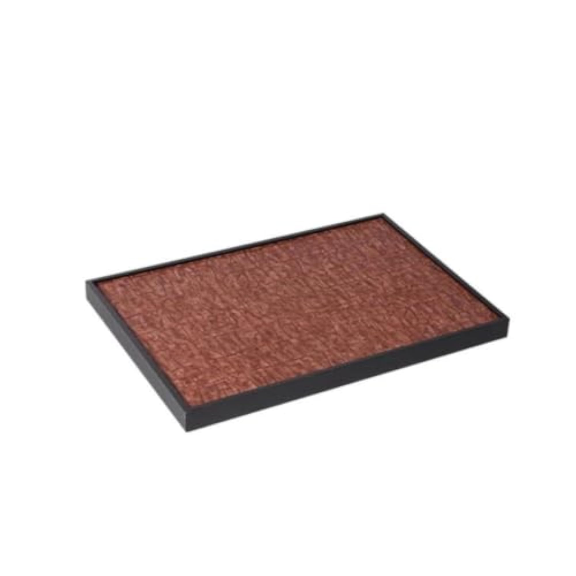 Wooden Structure Rectangular Decorative Storage Tray, Multipurpose