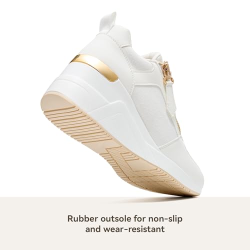 Image of High Heel Wedge Sneakers for Women